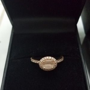Rose Gold Morganite ring